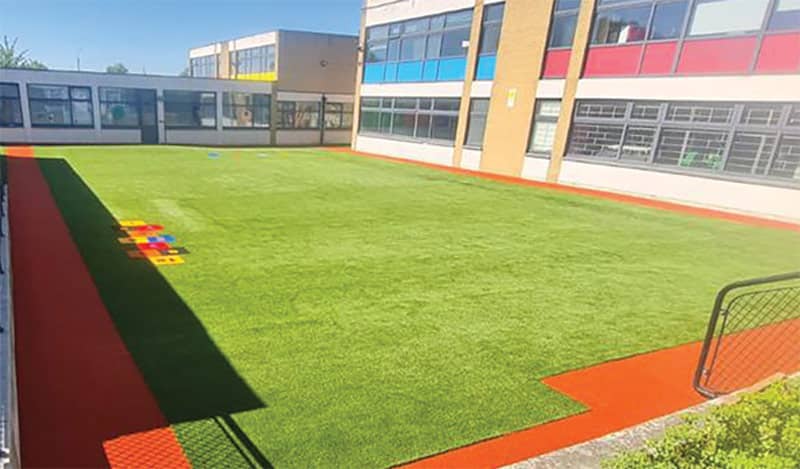 image of a safe playground with SchoolsGrass