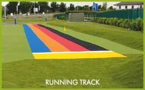 image of SchoolsGrass running track in a school