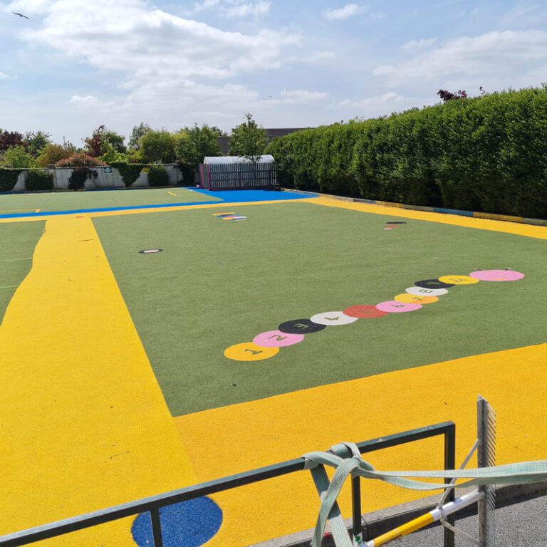 image of artificial grass playground