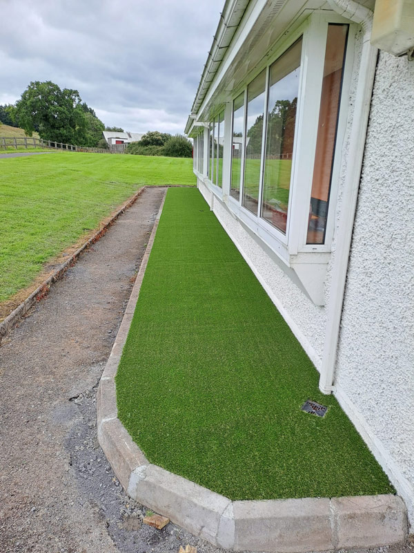 Castelbar School after artificial grass installation