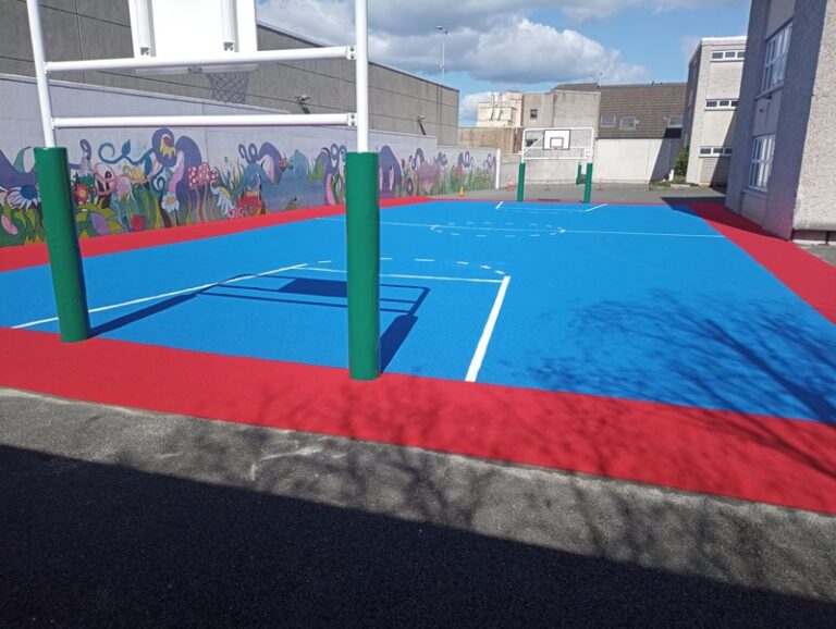 Dominican Primary School after artificial grass installation