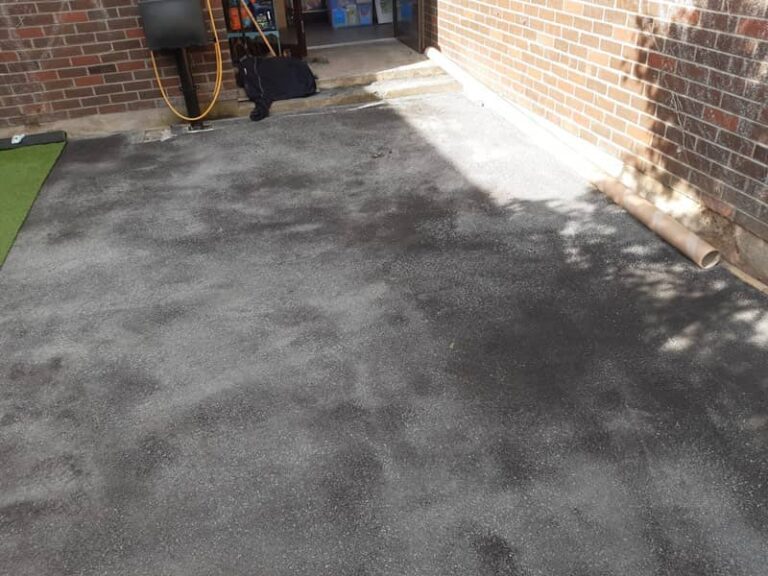 image of small school courtyard in Tallaght before artificial grass installed