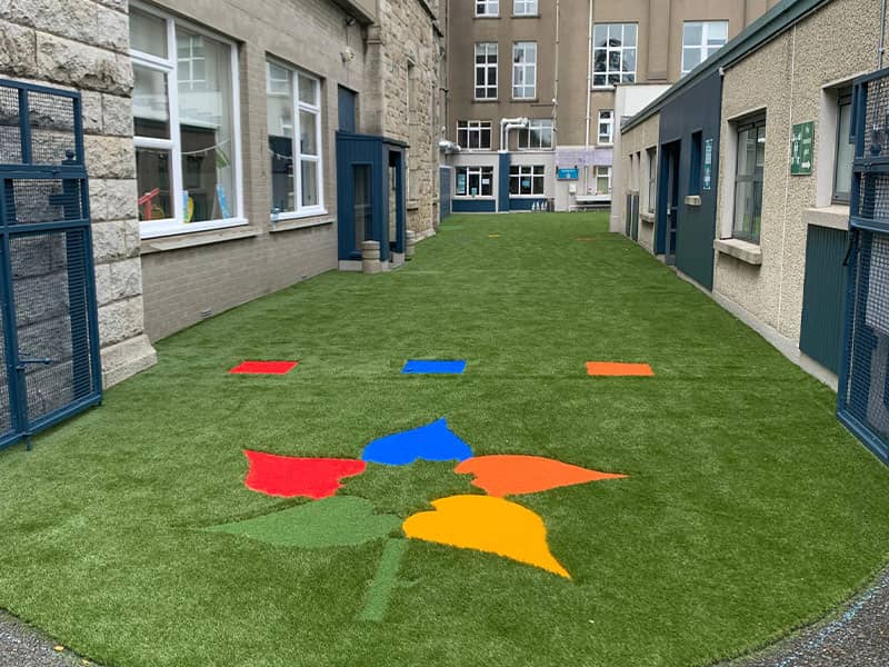 Image of Artificial Grass Mount Anville School ASD Sensory Playarea