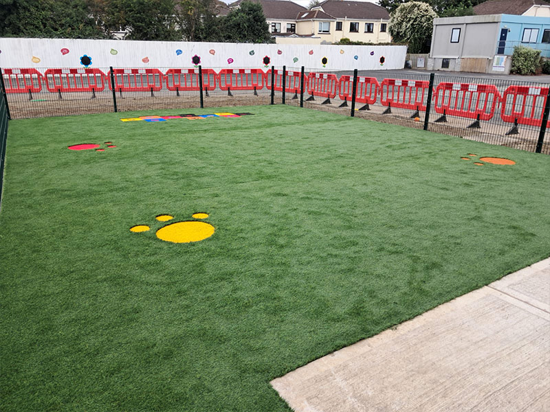 Image of Artificial Grass St Thomas National School ASD Sensory Playarea