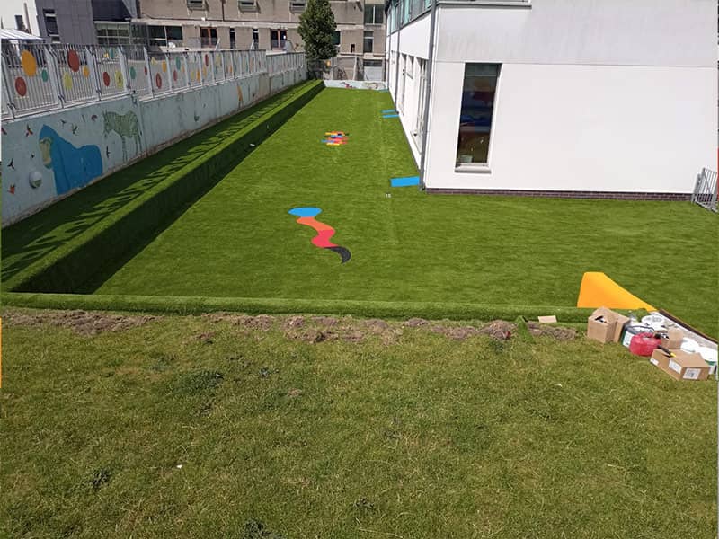 Image of Artificial Grass Willow Park School ASD Sensory Play Ground