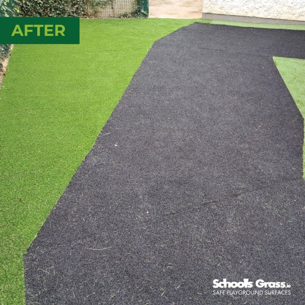 image of schools grass Saplings Special School AFTER