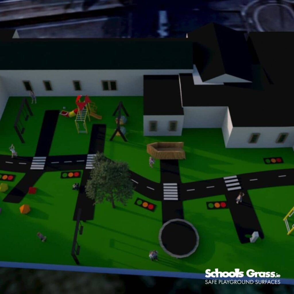 image of schools grass Saplings Special School RENDER