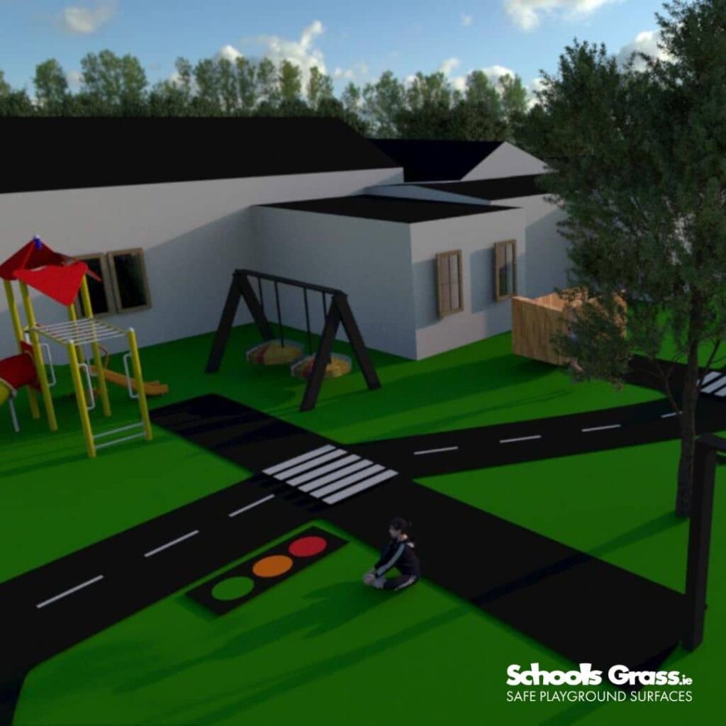 image of schools grass Saplings Special School RENDER