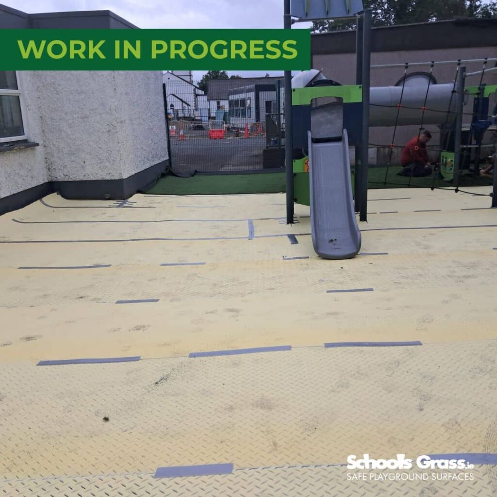 image of schools grass Saplings Special School WIP