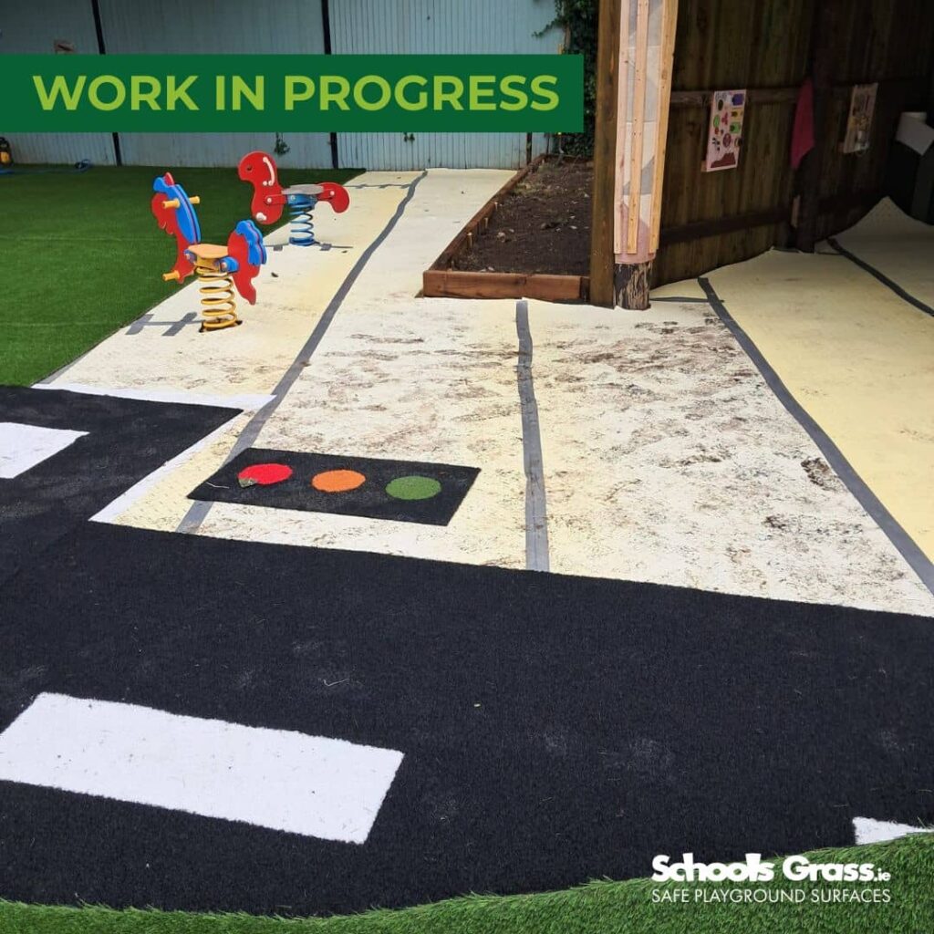 image of schools grass Saplings Special School WIP