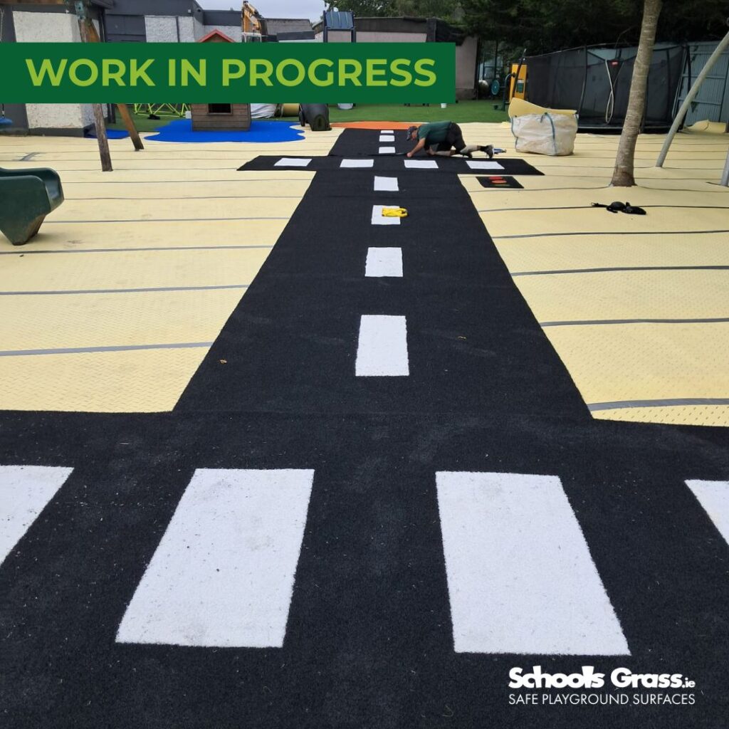 image of schools grass Saplings Special School WIP